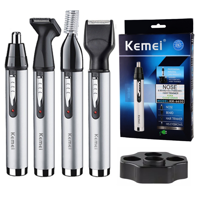 Men'S Grooming Nose And Ear - Kemei wiederaufladbarer All-in-One-Haarschneider für Männer/Frauen, Pflegeset,