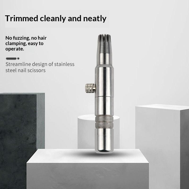 Men'S Grooming Nose And Ear - Manueller Mini-Nasen- und Ohrhaartrimmer mit Scharfer