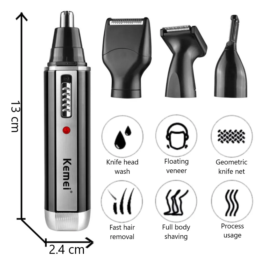 Kemei 4-in-1-Trimmer für Männe – Men'S Grooming Nose And Ear Bewertung und Preis